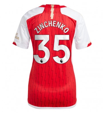 Arsenal Oleksandr Zinchenko #35 Replika Hjemmebanetrøje Dame 2023-24 Kortærmet